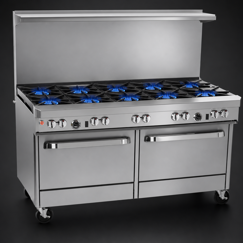 Ten Open Burners
