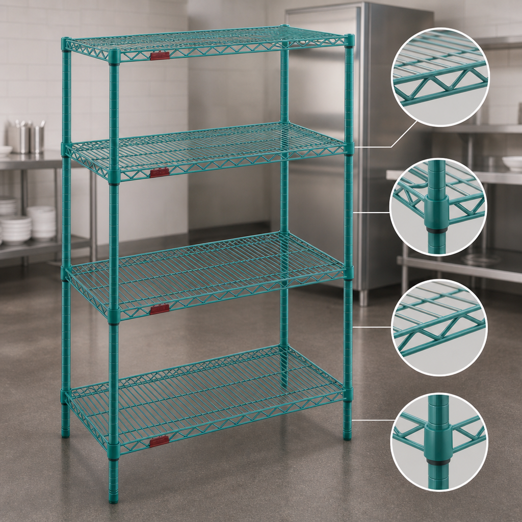 Patented QuadTruss® Shelves
