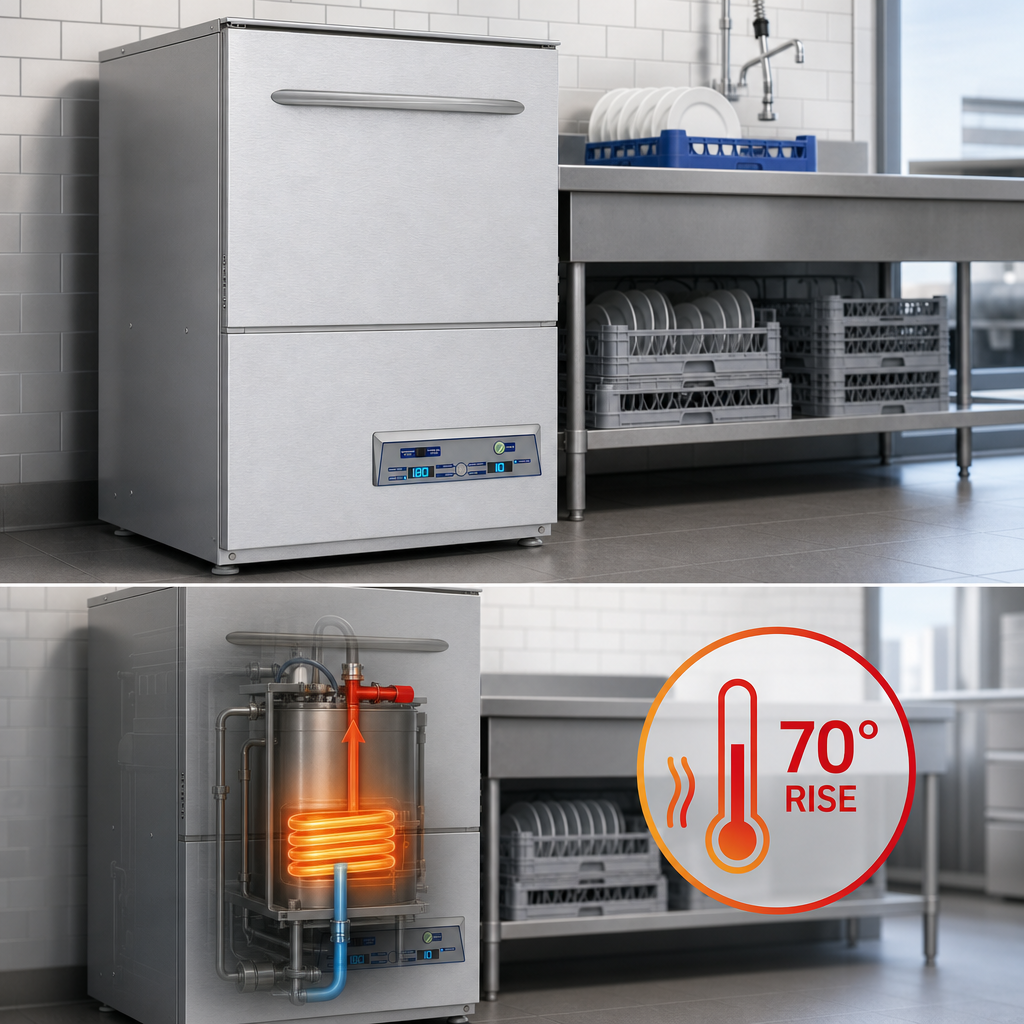 Built-In 70° Rise Booster Heater