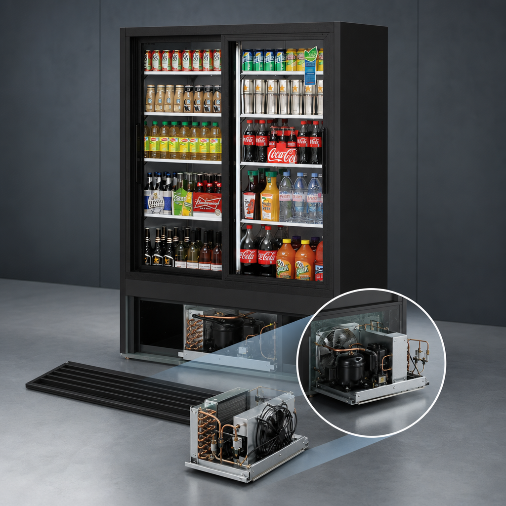 Bottom-Mounted Self-Contained Refrigeration