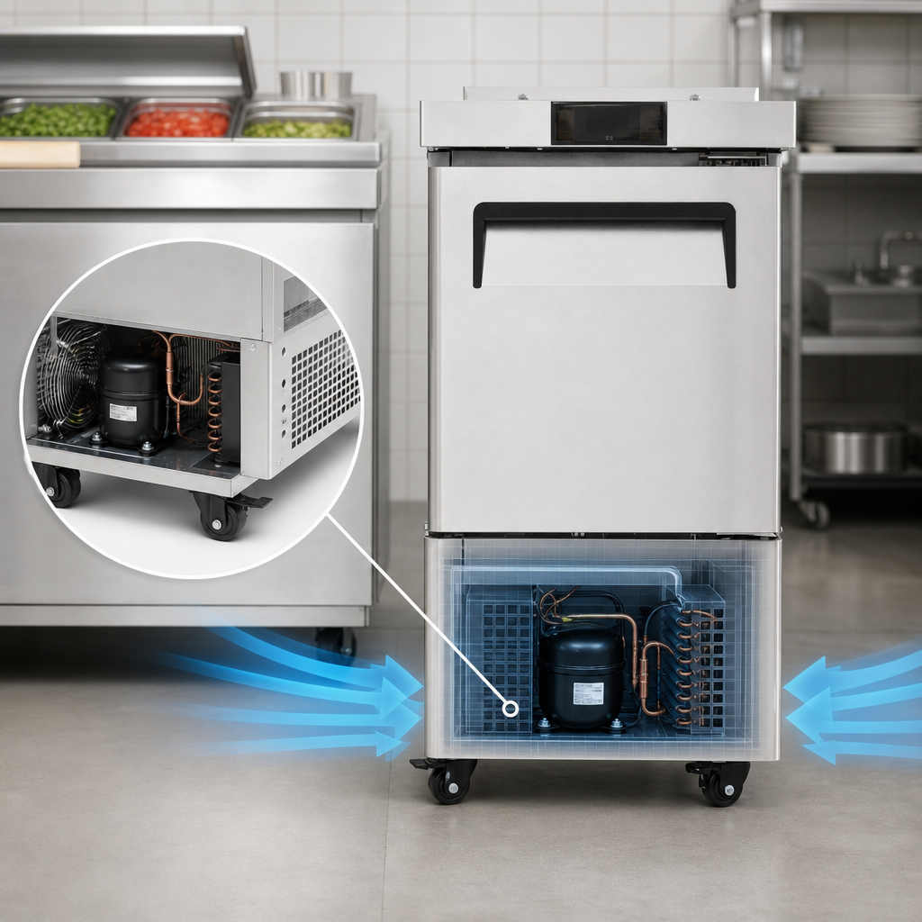 Bottom-Mount Self-Contained Refrigeration