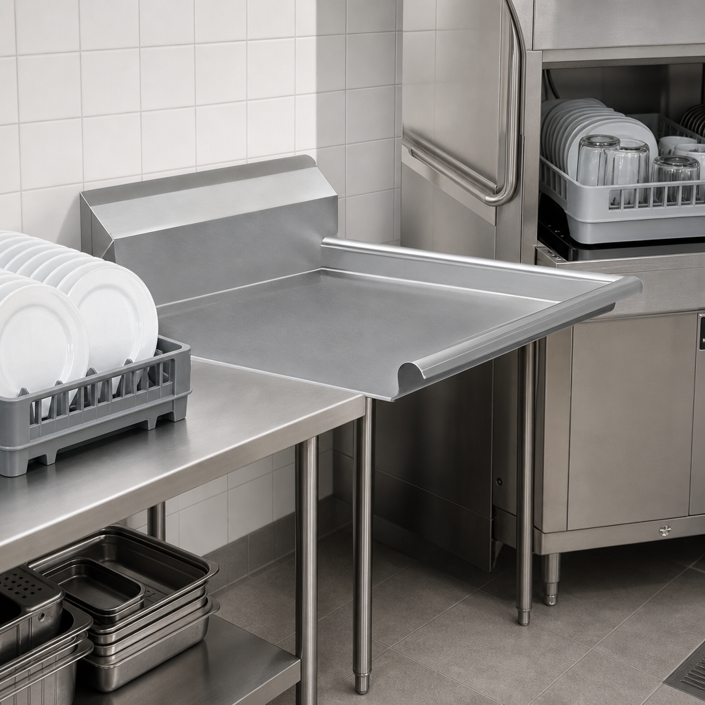 Straight Clean Dishtable Design