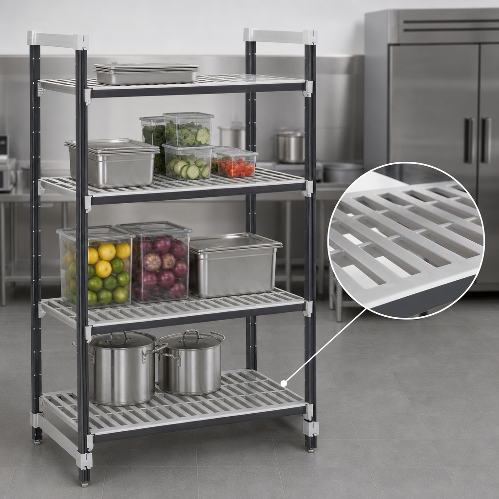 Vented Reinforced Shelf Plates