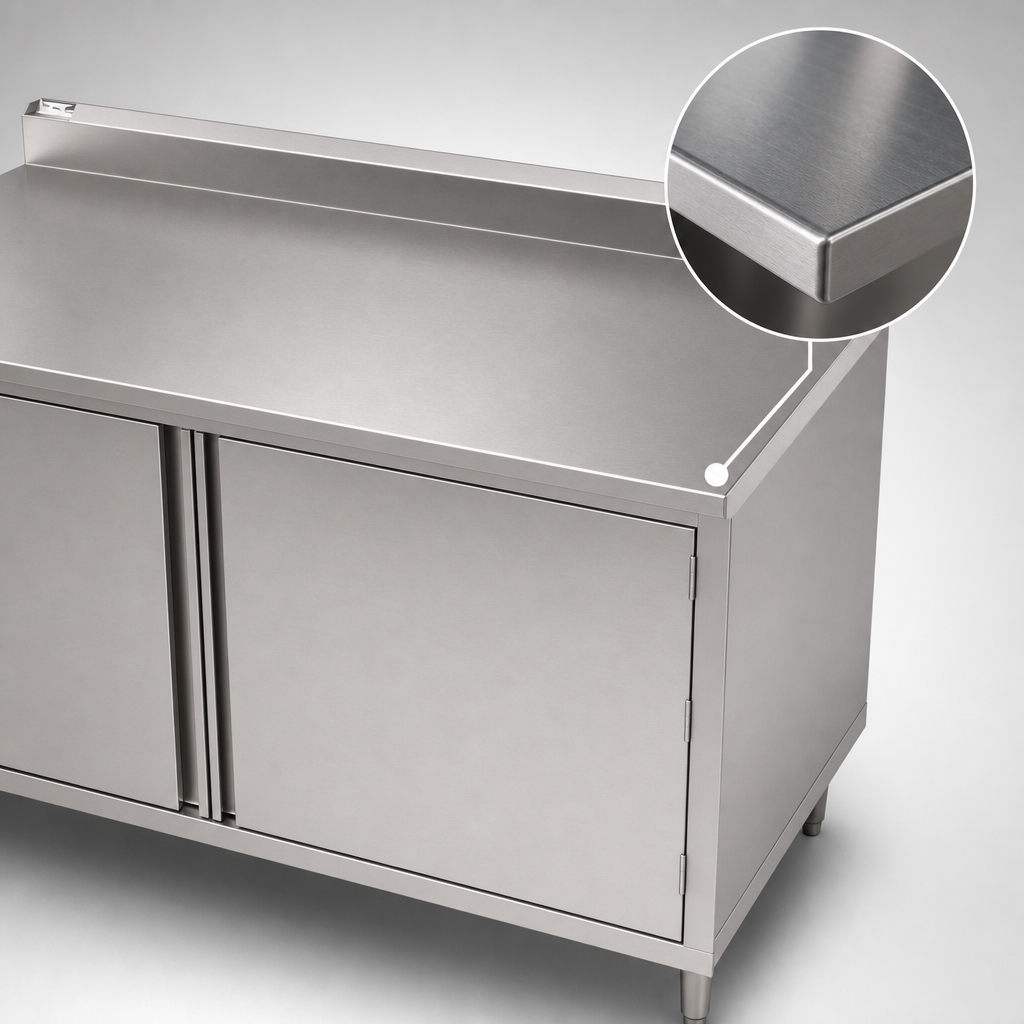 16-Gauge Stainless Steel Top