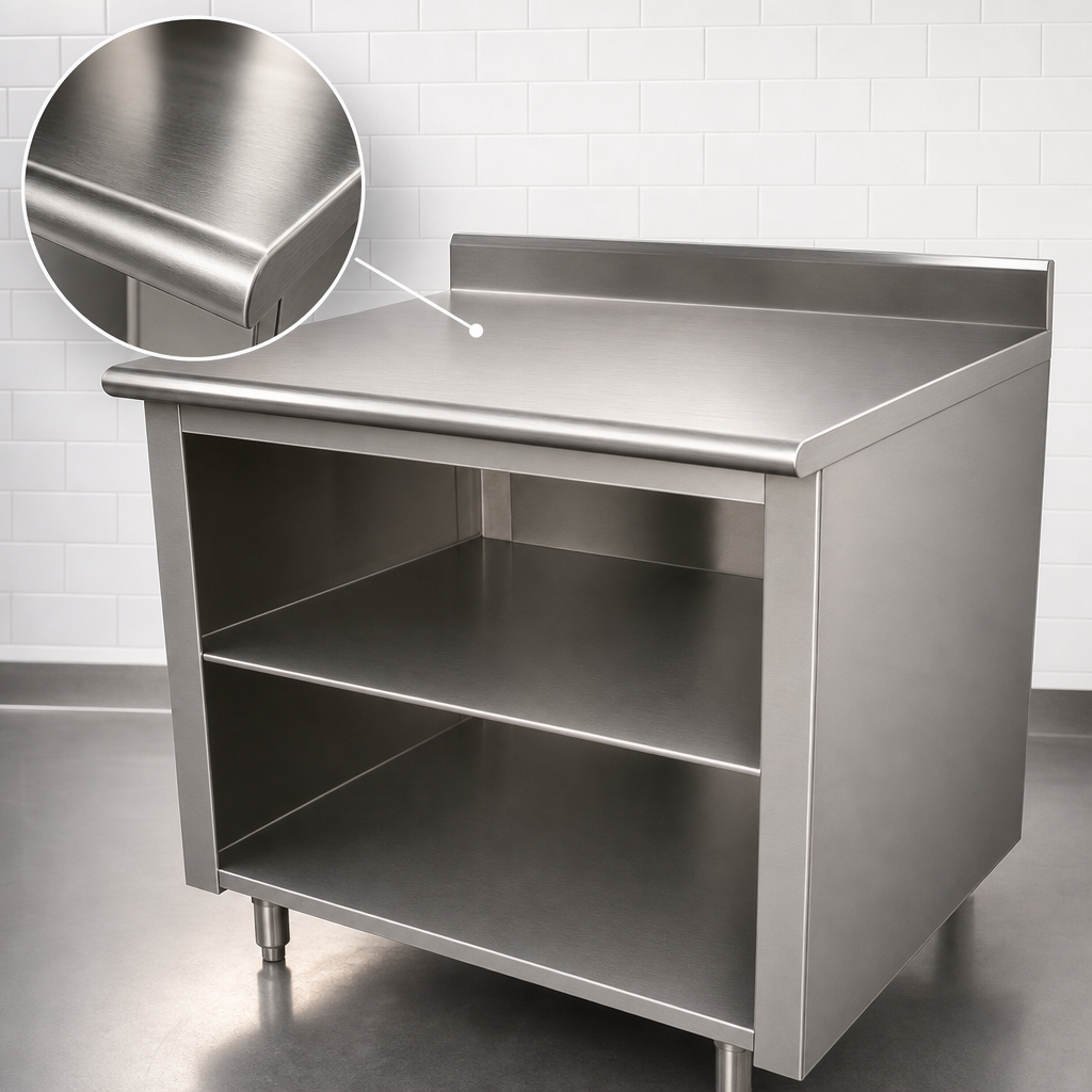 14 Gauge 304 Stainless Steel Top