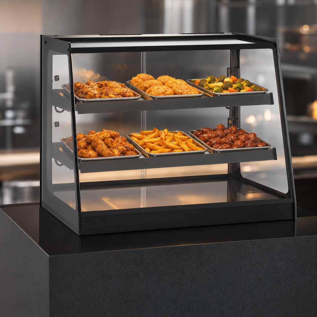 Two-Tier Heated Shelving