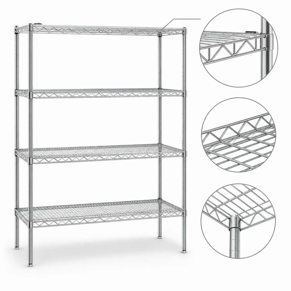 Patented QuadTruss Shelf Design