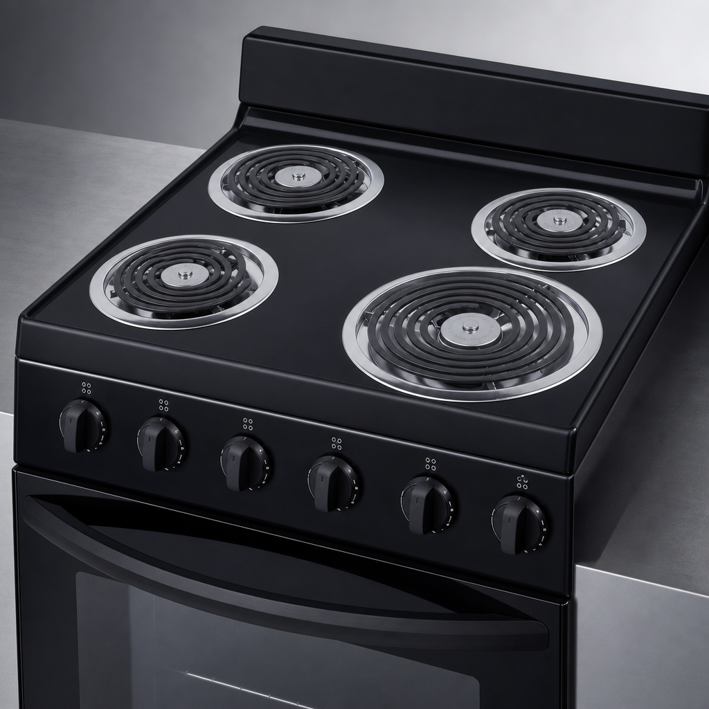 Four Coil Cooktop Elements