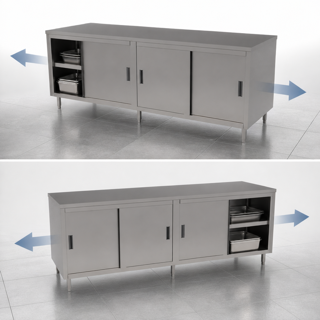 Dual-Side Sliding Doors