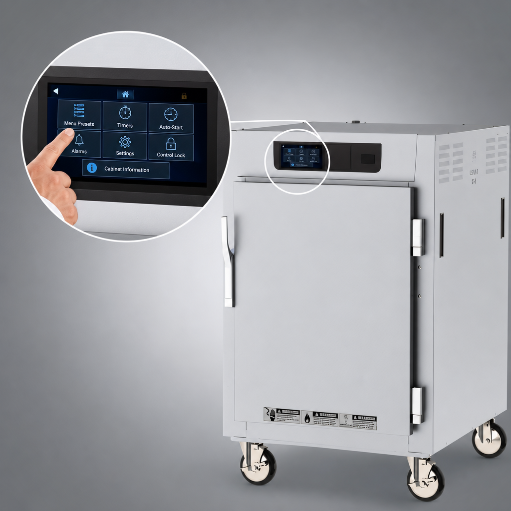 6.8-Inch Touch-Screen Controls