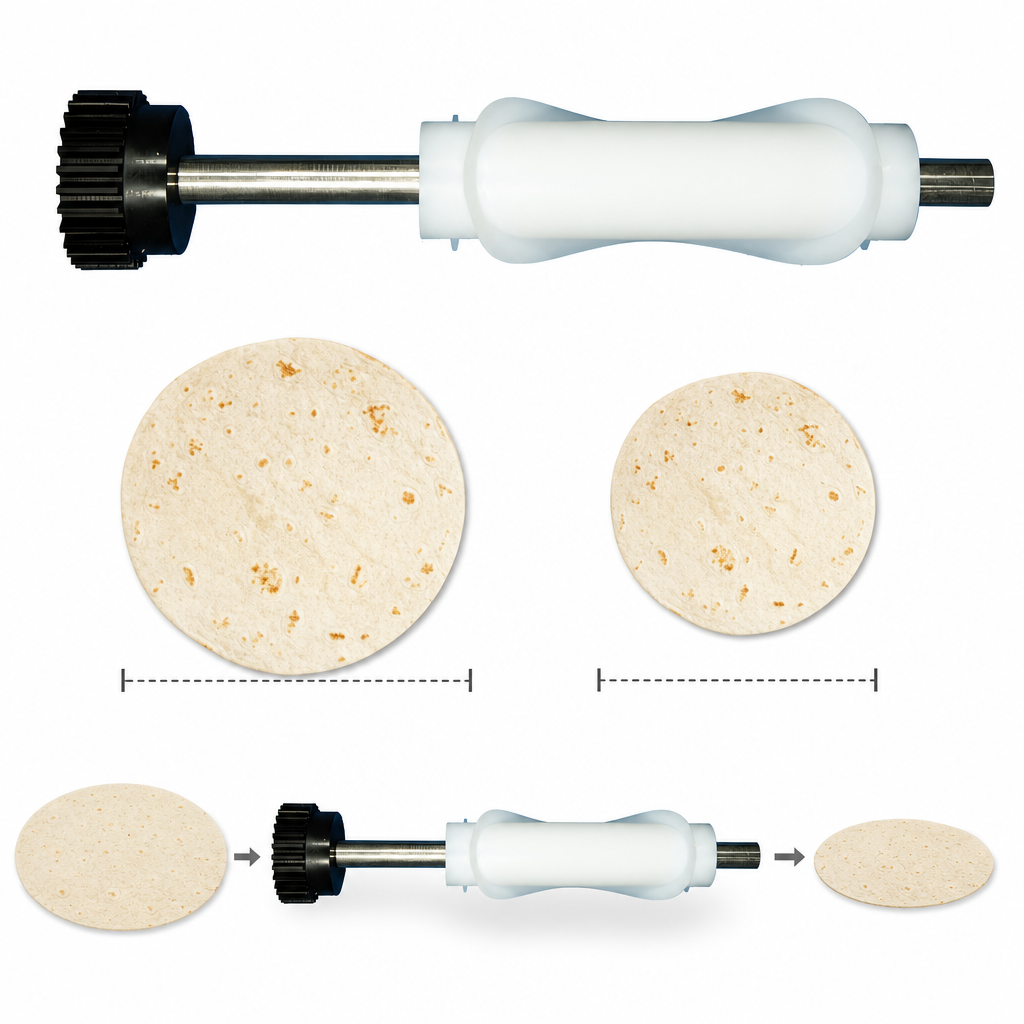 Cooked Tortilla Size