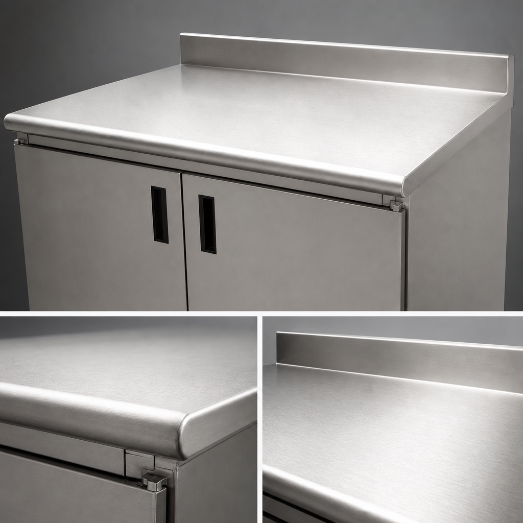 14 Gauge 304 Stainless Steel Top
