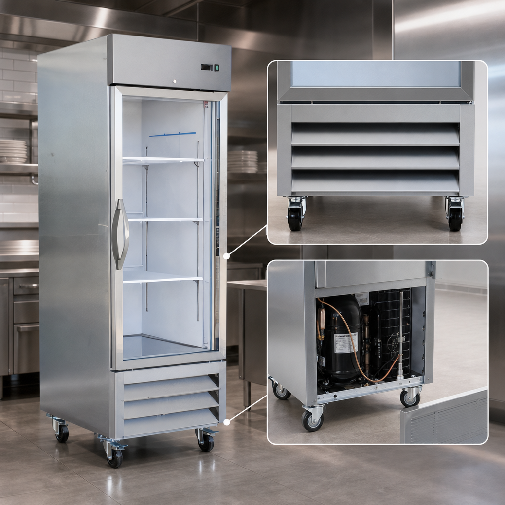 Bottom-Mount Self-Contained Refrigeration
