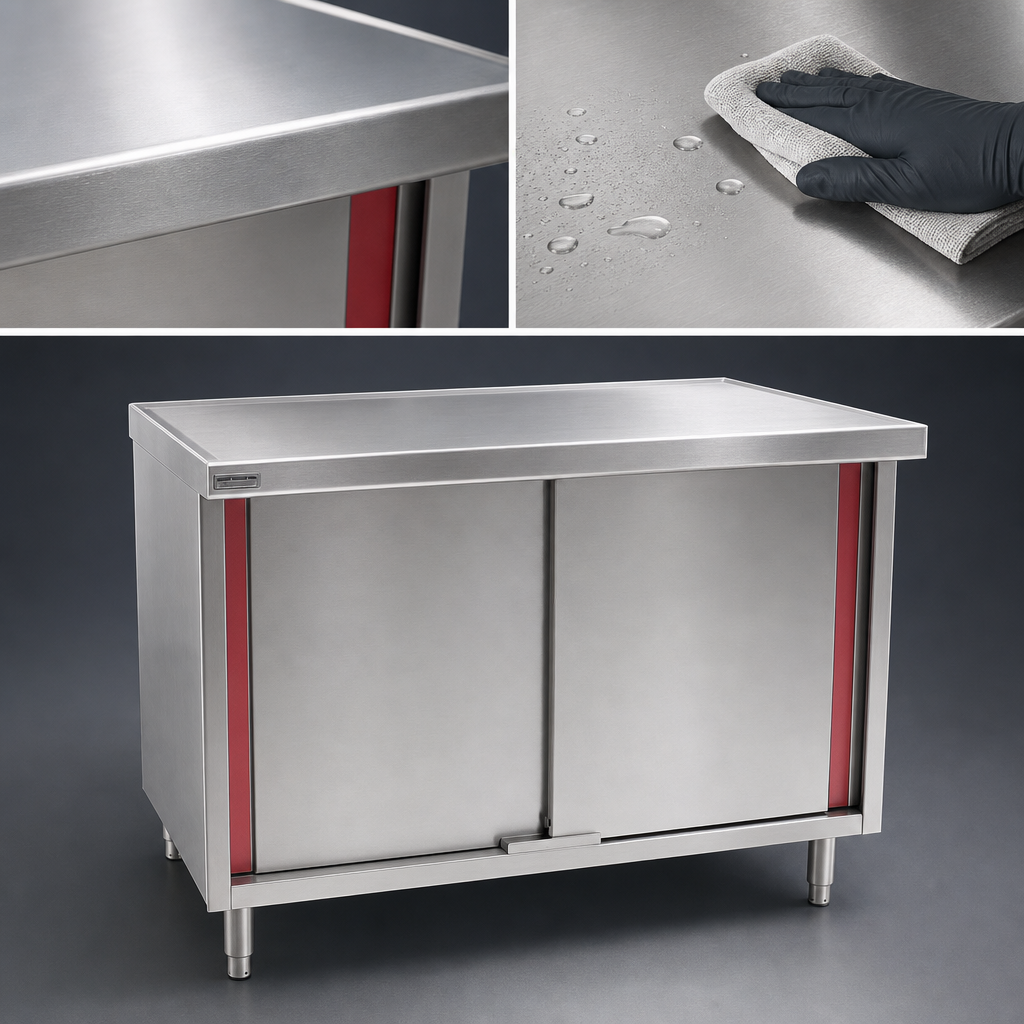 14-Gauge 304 Stainless Steel Top