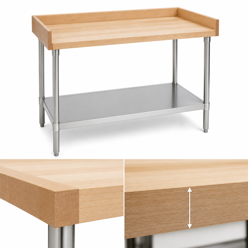Hardwood Baker's Top
