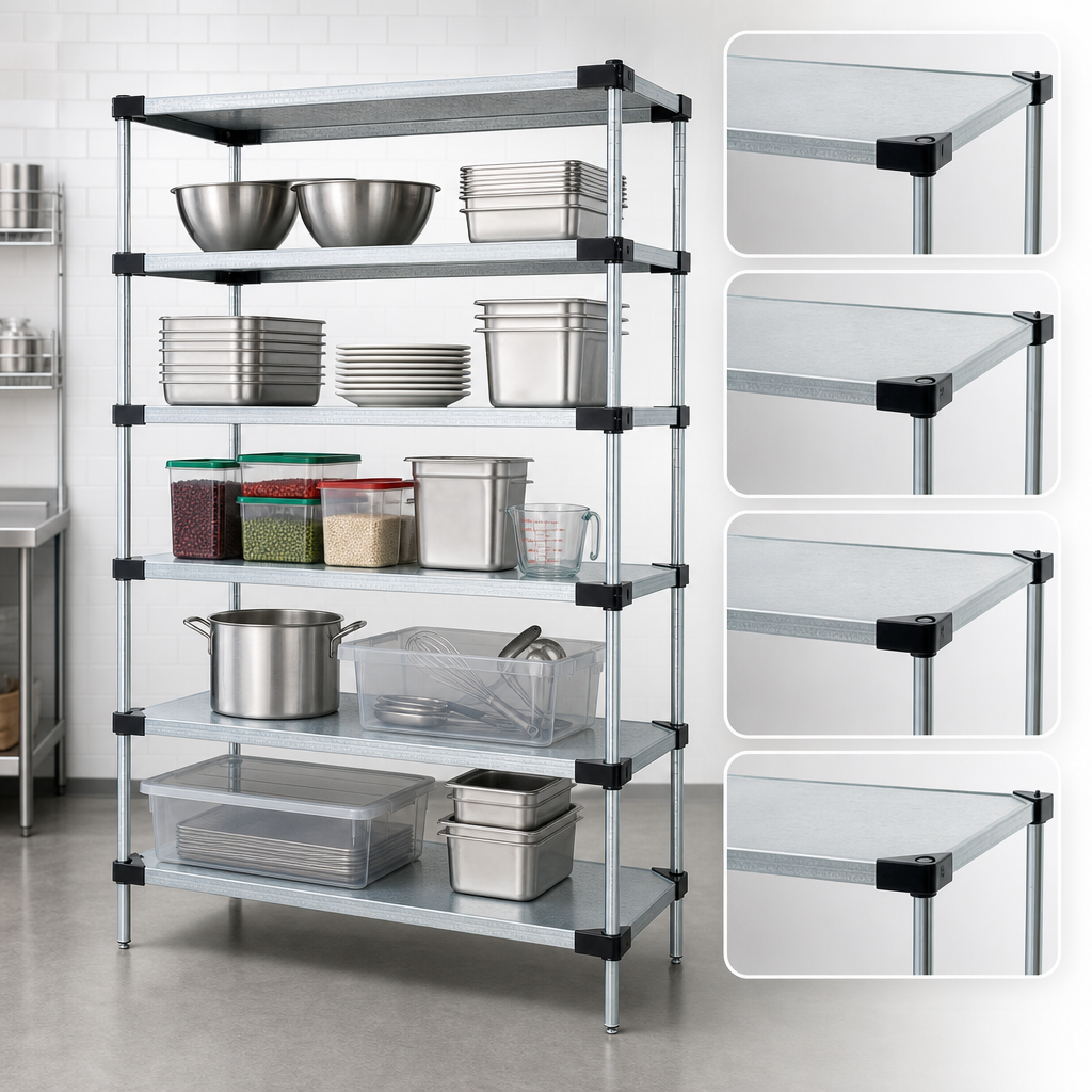 Five Solid Shelves