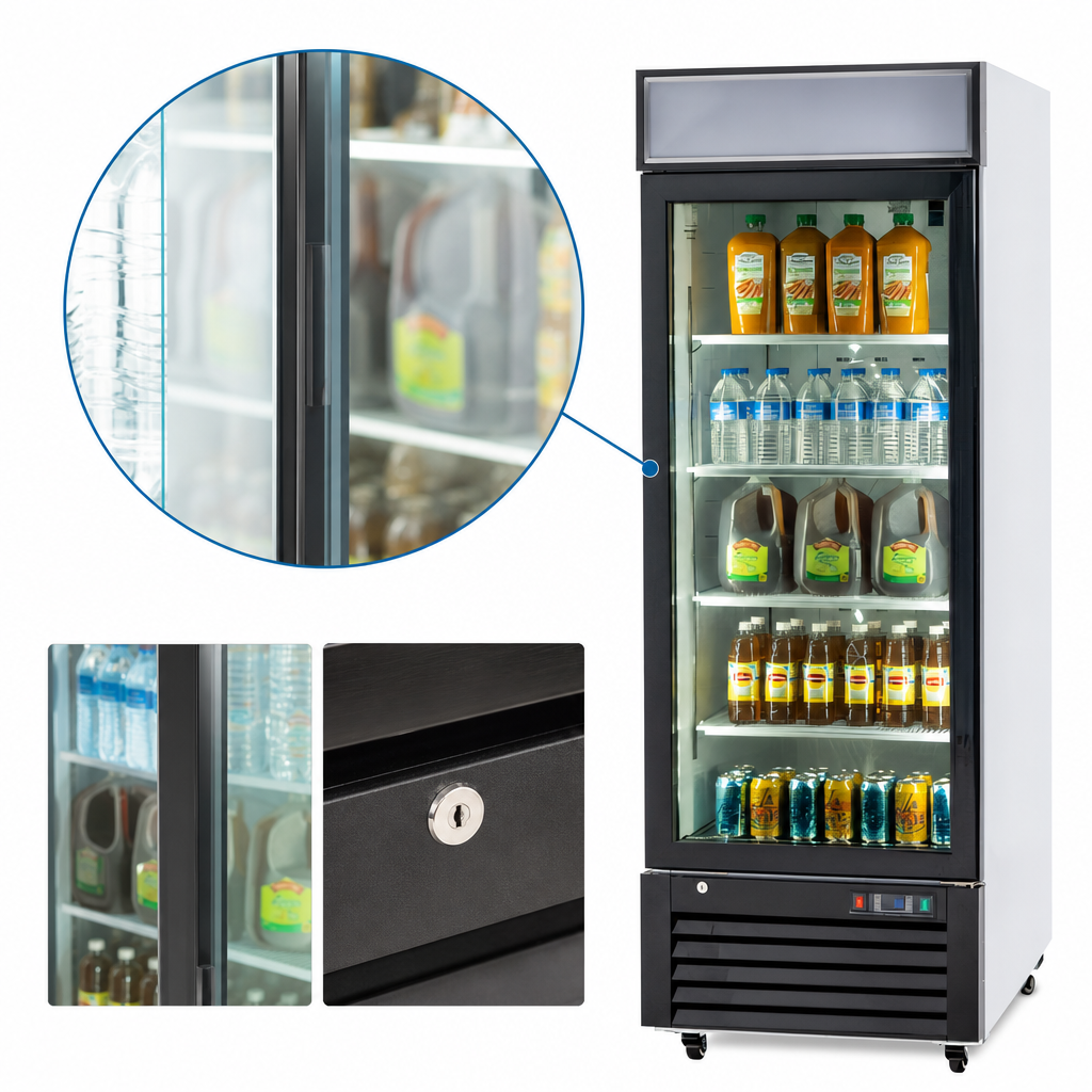 Low-E Dual-Pane Hinged Glass Door