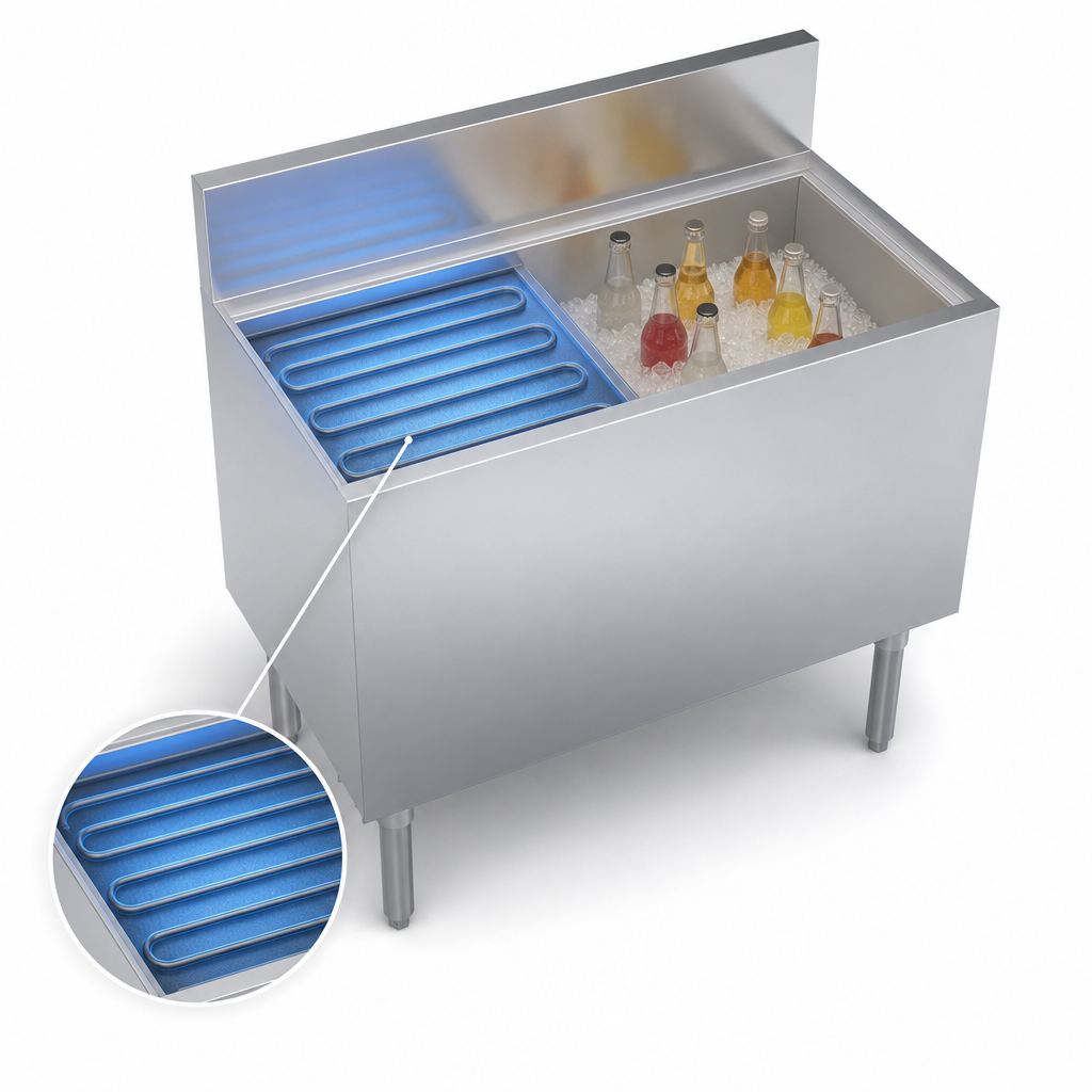 Built-In 10-Circuit Cold Plate