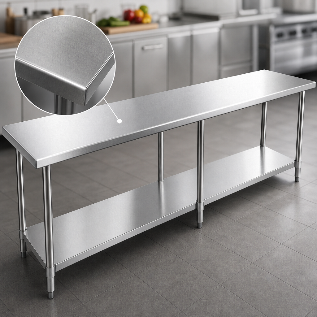 18 Gauge T-304 Stainless Steel Top