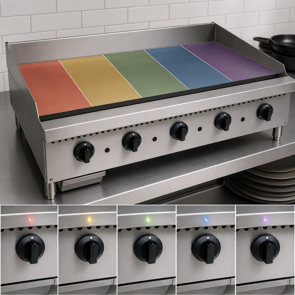 Five Thermostat-Controlled Zones