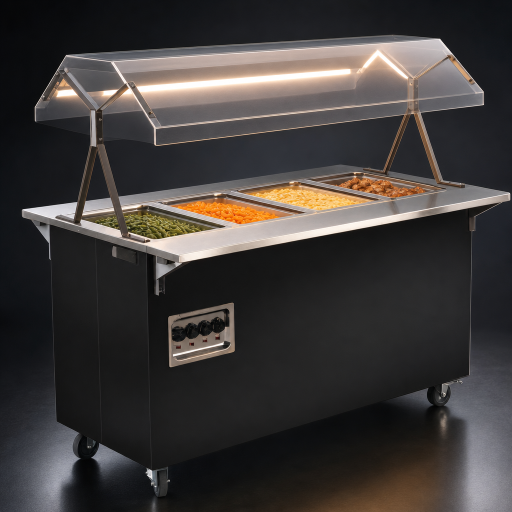 Lighted Buffet Breath Guard