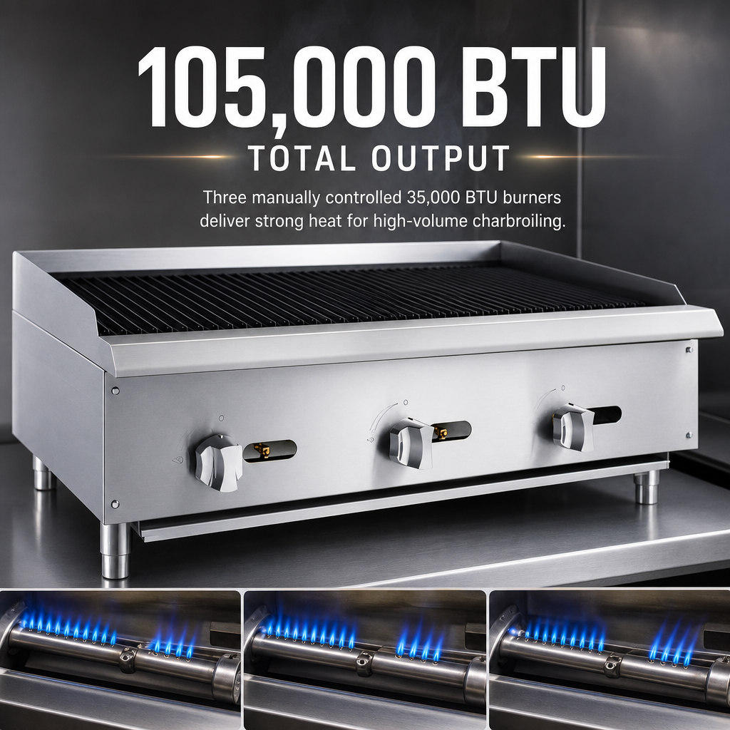 105,000 BTU Total Output