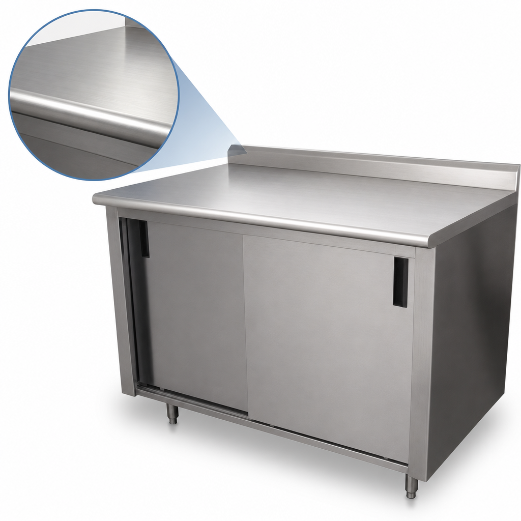 14-Gauge 304 Stainless Steel Top