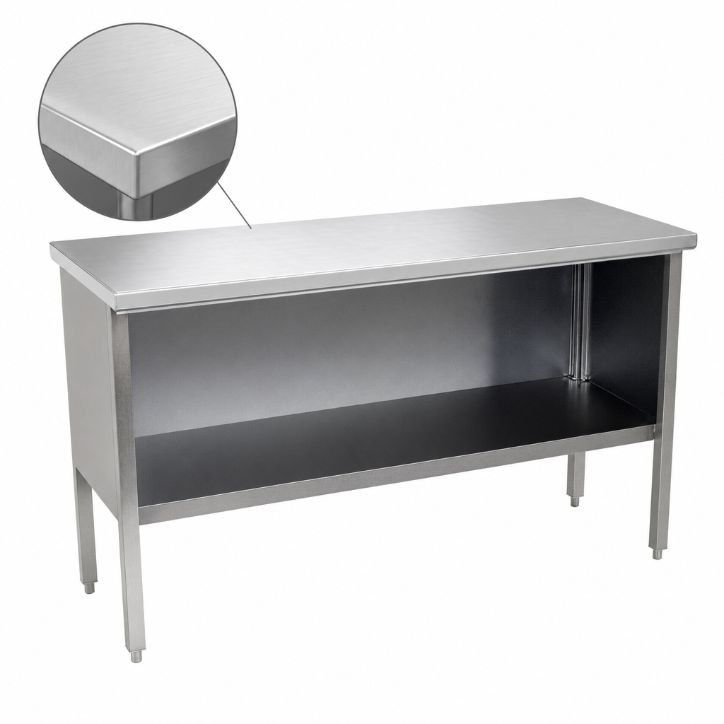 14-Gauge Stainless Steel Flat Top