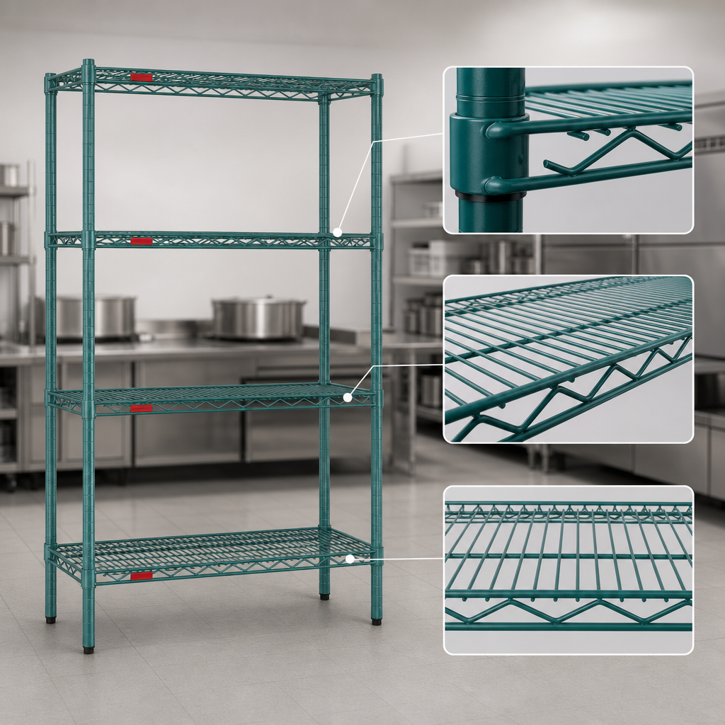 Patented QuadTruss Shelves