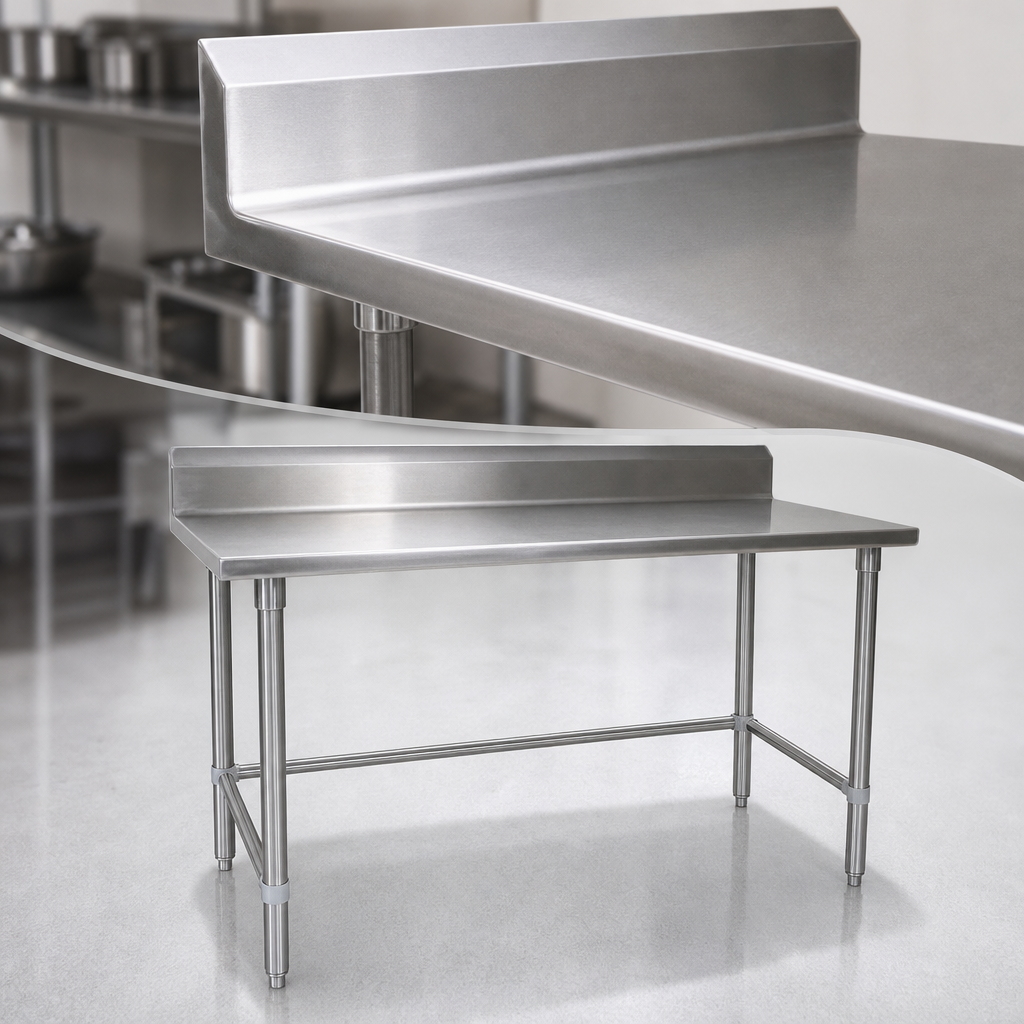 16-Gauge 300-Series Stainless Steel Top