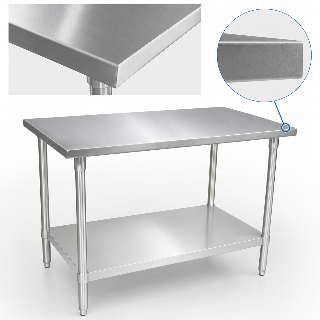14-Gauge Stainless Steel Top