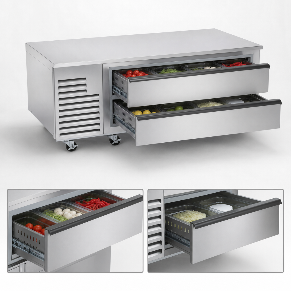 Two Refrigerated Drawers