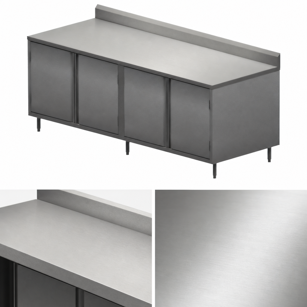 14-Gauge T-304 Stainless Steel Top