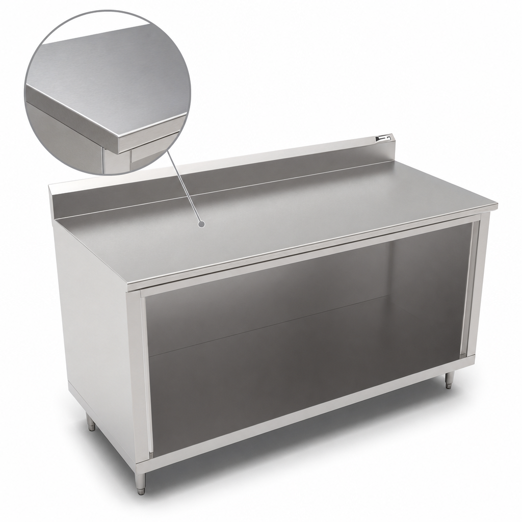 16-Gauge Stainless Steel Top