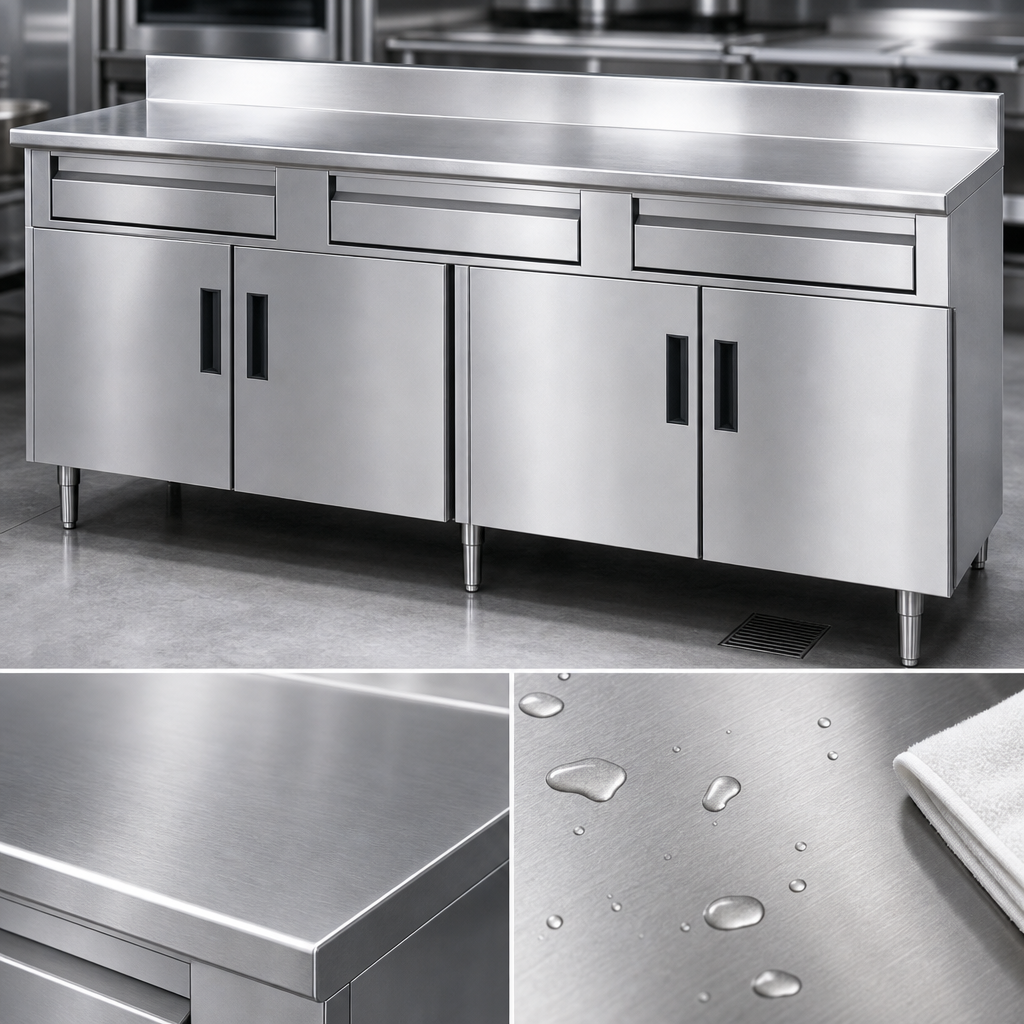 14-Gauge 304 Stainless Steel Top