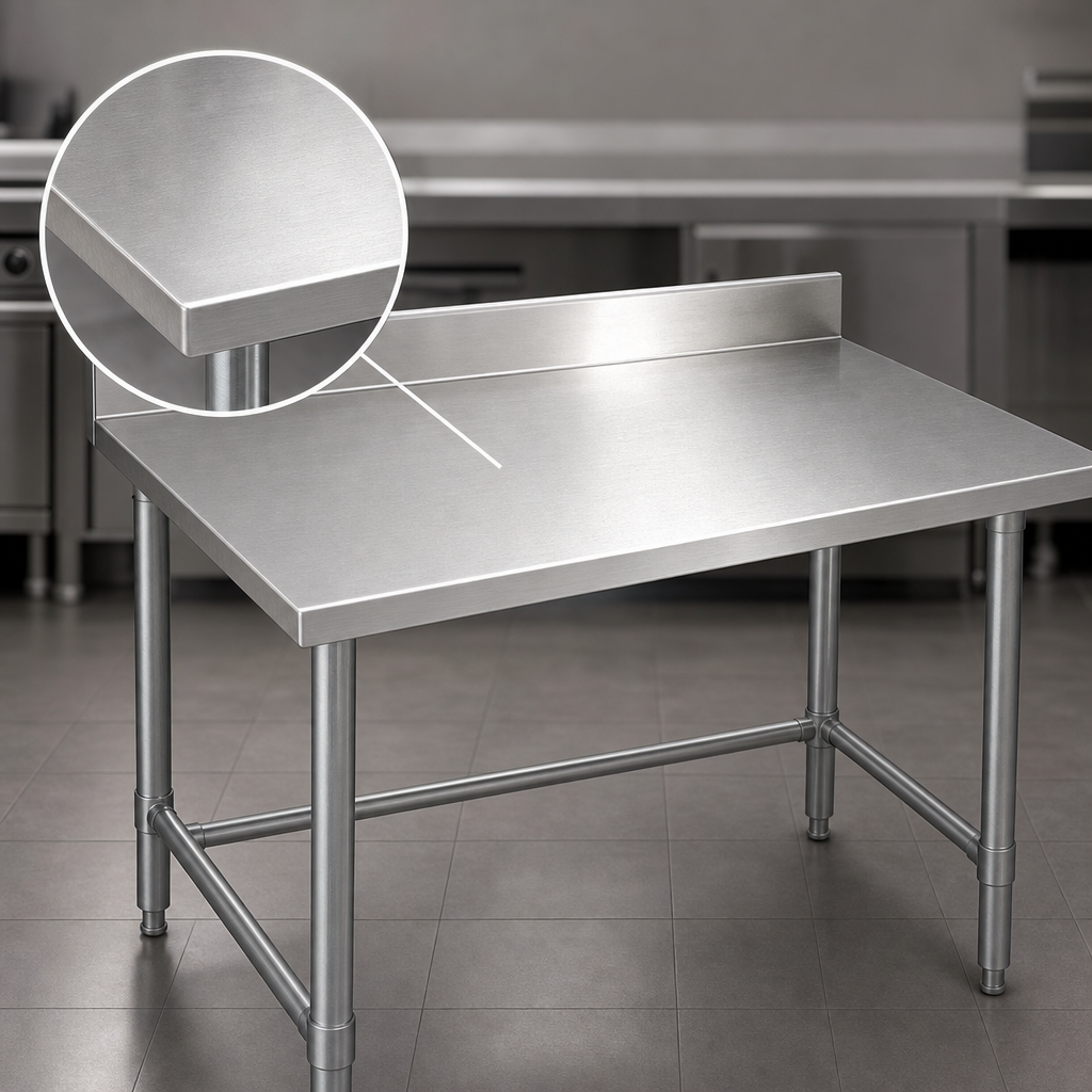 14 Gauge 300 Series Stainless Steel Top