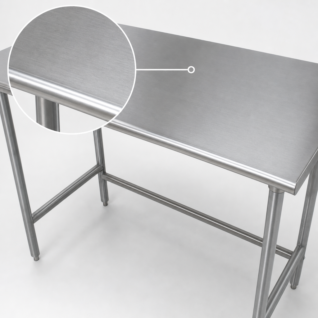 16 Gauge 430 Stainless Steel Top