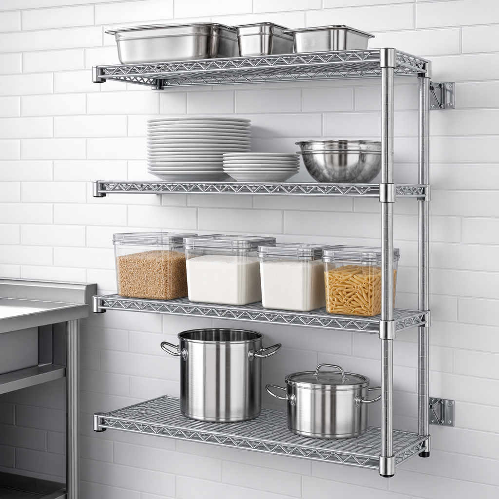 QuadTruss Wire Shelf Design