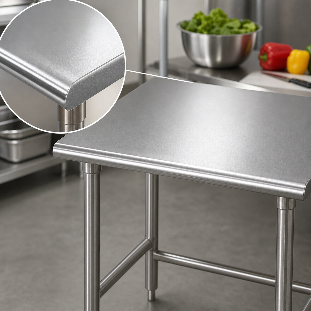 16 Gauge 304 Stainless Steel Top