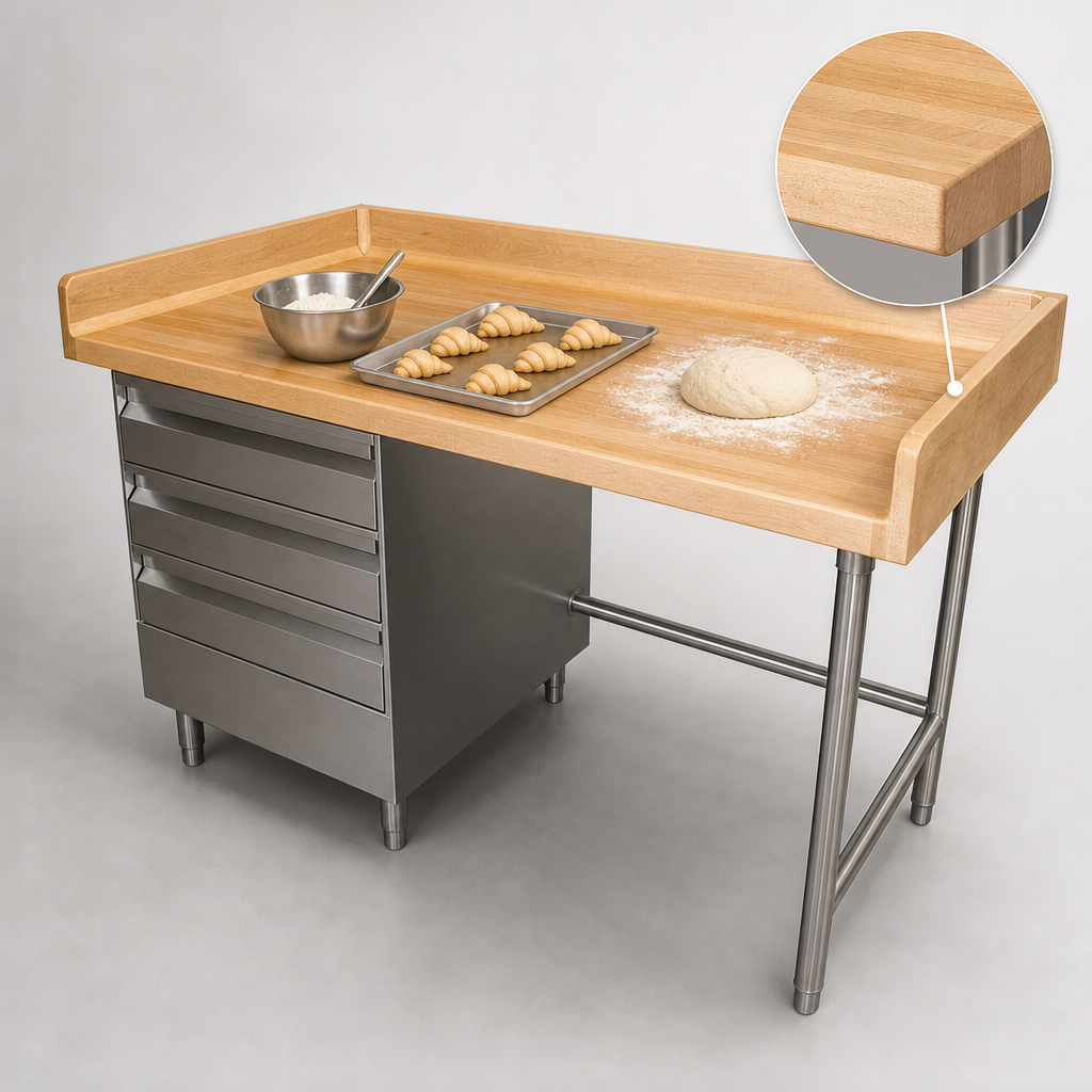 Butcher Block Work Surface