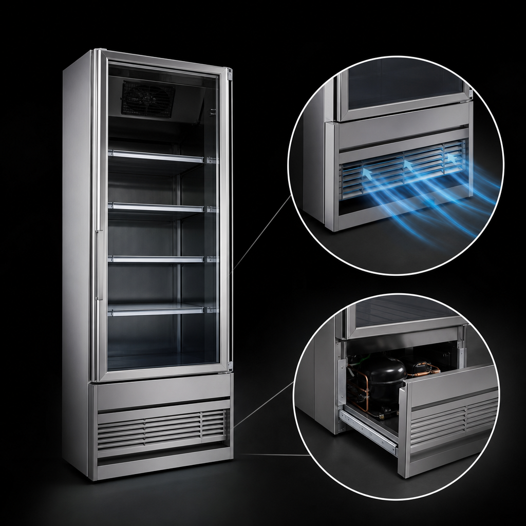 Bottom-Mounted Self-Contained Refrigeration