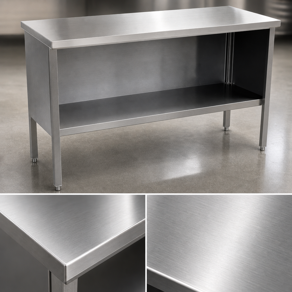 14 Gauge Stainless Steel Flat Top