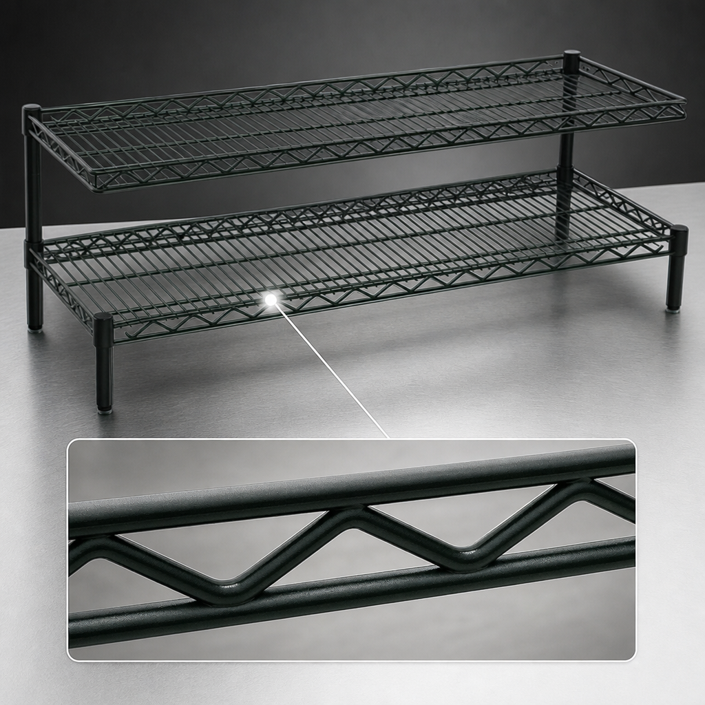 Patented QuadTruss Bottom Shelf