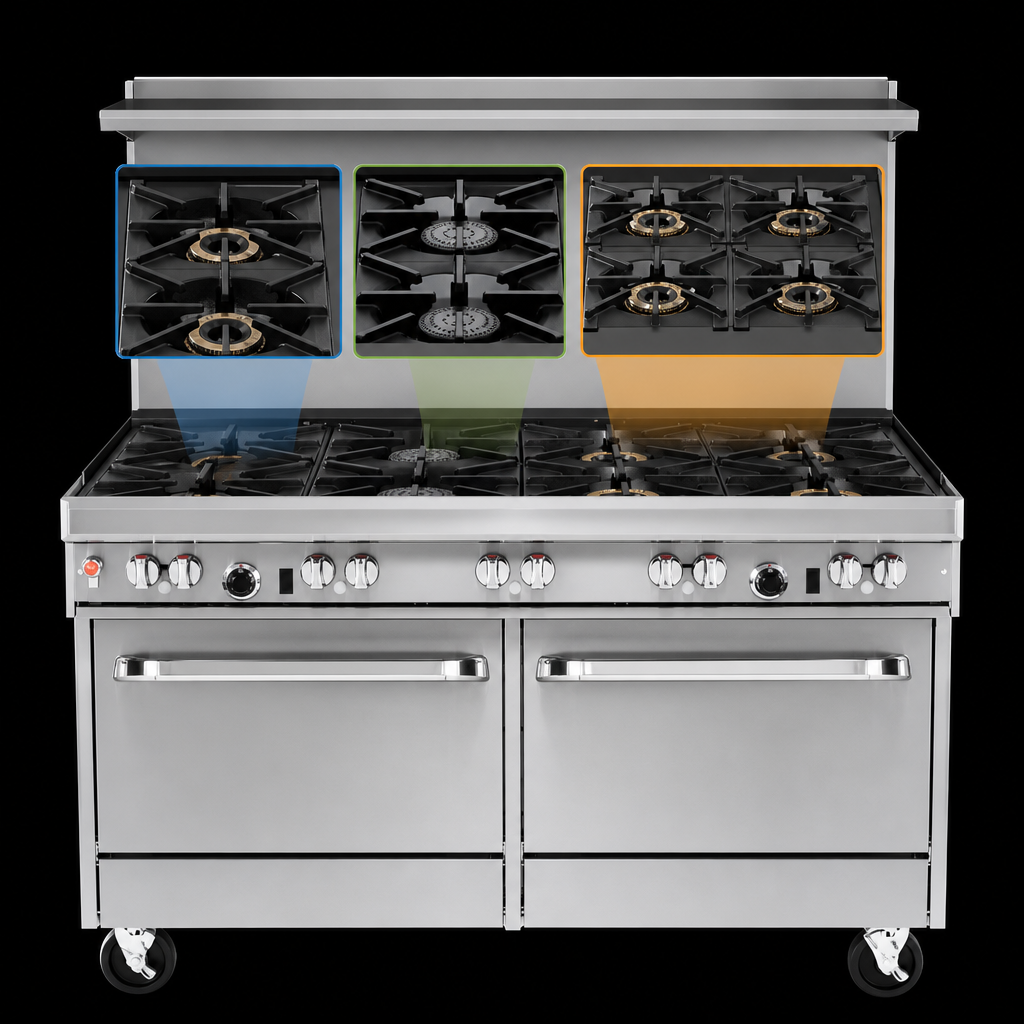 Mixed Burner Layout