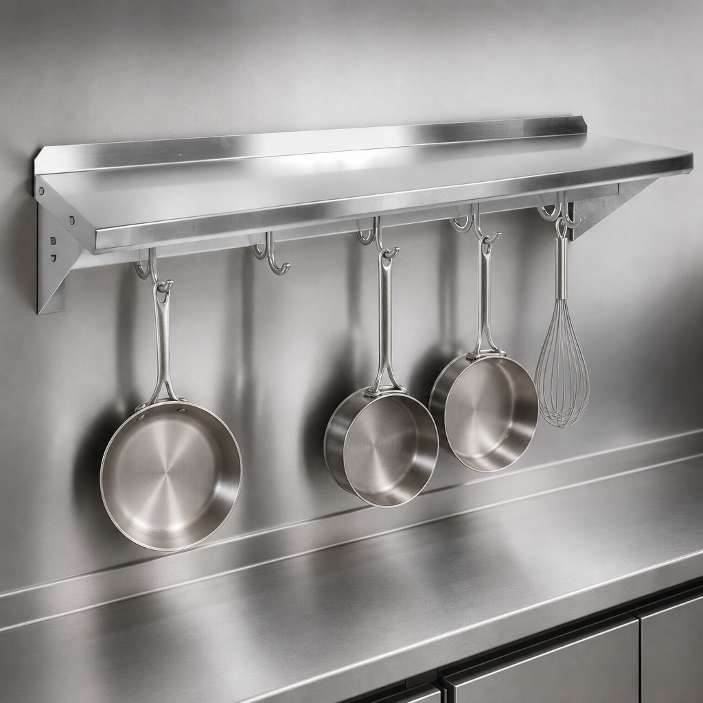 Integrated Pot Rack