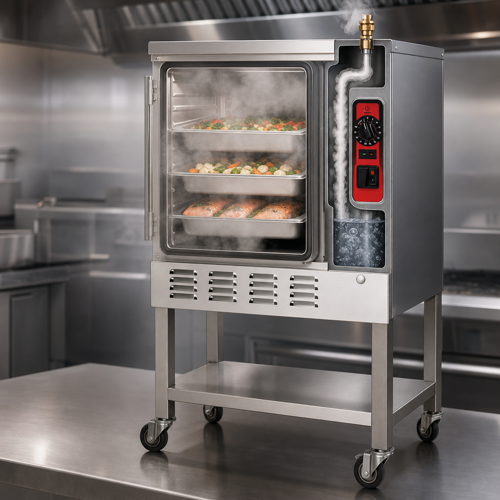 High-Output Stainless Steel Steam Generator