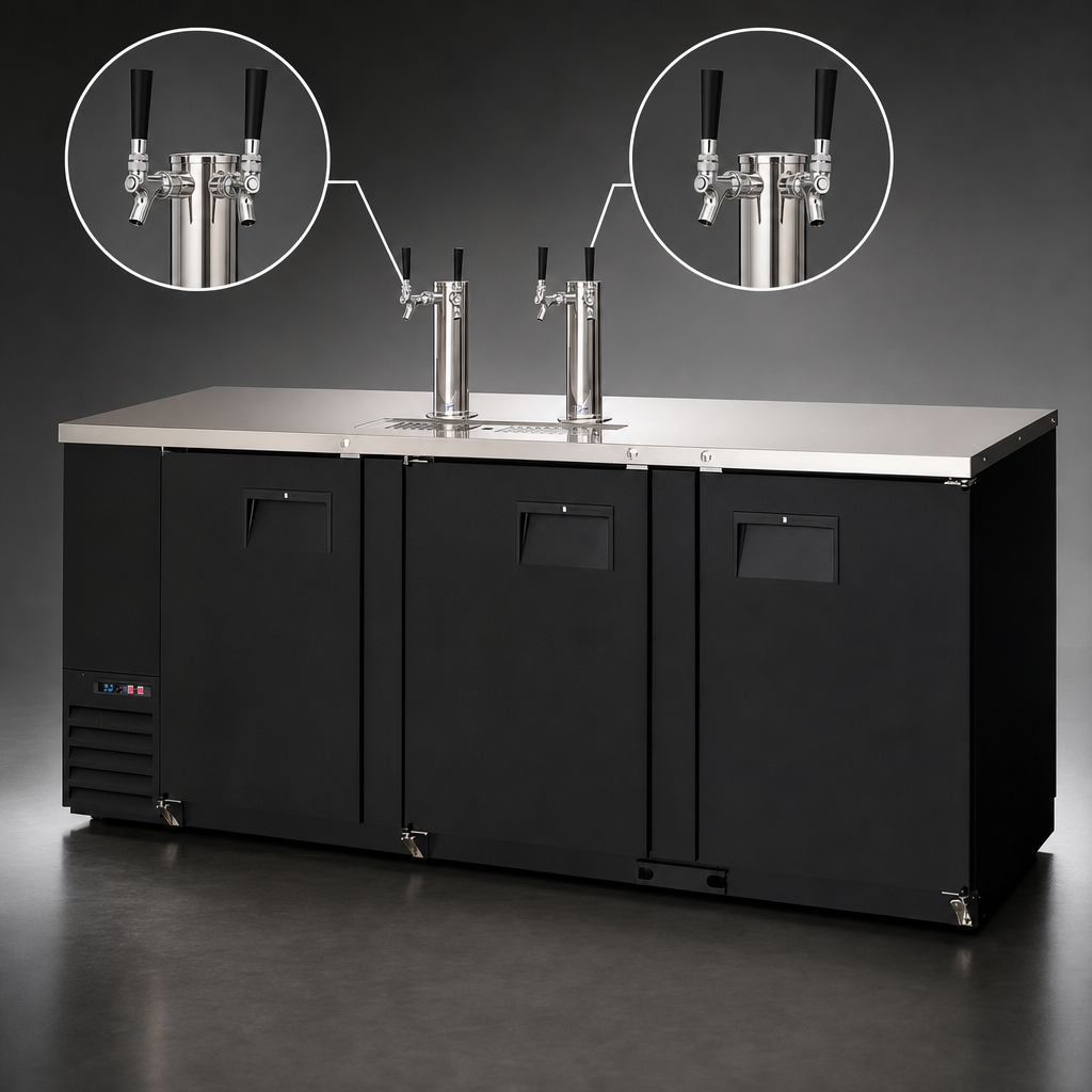 Dual 3-Inch Draft Towers