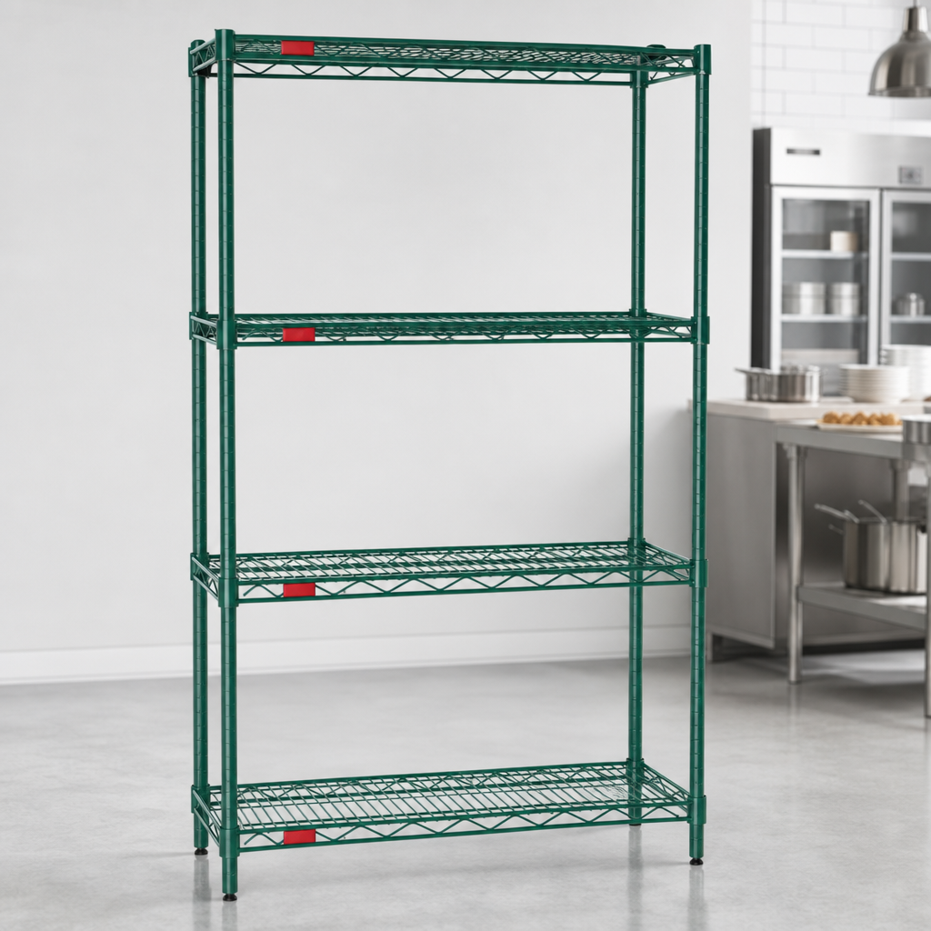 Patented QuadTruss® Wire Shelves
