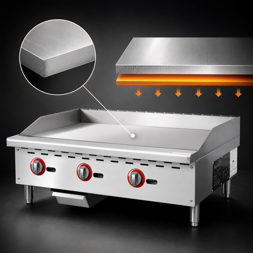 3/4-Inch Thick Griddle Plate