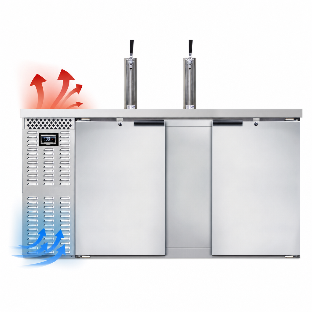 Front Breathing Refrigeration System